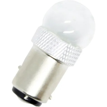 Image 1 of Диодна крушка ba15s с 5w cree диод в стъклен балон единична светлина Жълт (ba15s5y)