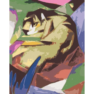 Zuty Malování podle čísel TYGR FRANZ MARC