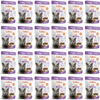 Calibra Cat Life Adult Veal in gravy 24 x 85 g