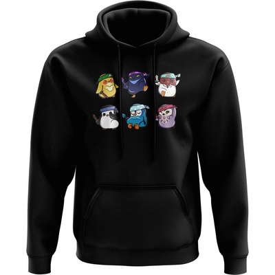 Teamfight Tactics mikina Chibi Featherknights černá