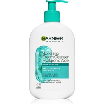 Garnier Skin Naturals Hyaluronic Aloe успокояващ почистващ крем с хиалуронова киселина 250ml