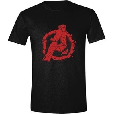 Avengers tričko Shattered Logo čierne
