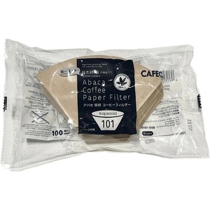 Cafec Abaca Trapezoid хартиен филтър размер 01, кафяв