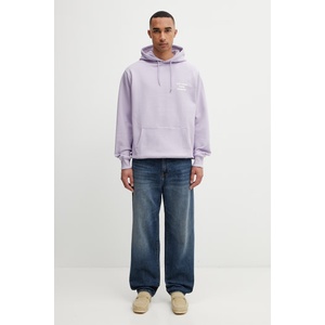 Drôle de Monsieur суичър с качулка мъжки от памук Le Hoodie Slogan (K.HO162.CO127.LAV)
