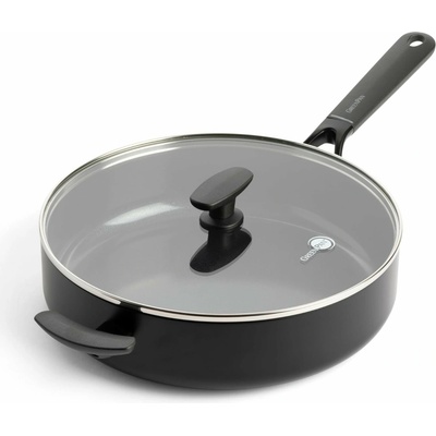 GreenPan Smart nepřilnavá keramická soté pánev s poklicí, 28 cm, černá CC005193-001
