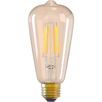 Tellur LED žárovka WiFi Smart žárovka Filament E27, 6 W, jantarová, teplá bílá TLL331191