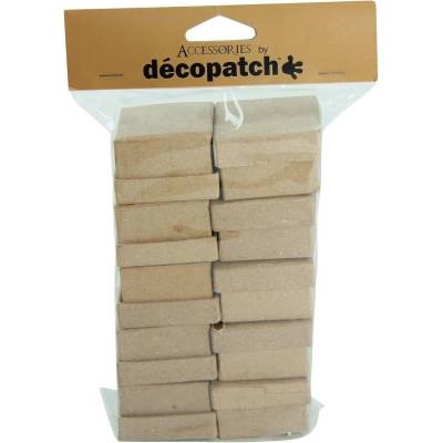 Krabičky z kartonu sada Décopatch (10ks) Čtverec