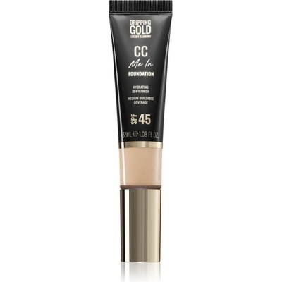 Dripping Gold CC Me In lehký make-up SPF45 Porcelain 01 32 ml
