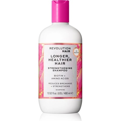 Revolution Haircare Longer Healthier posilující a revitalizující šampon pro dlouhé vlasy 400 ml