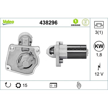 Startér VALEO 438296