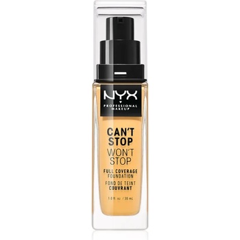 NYX Professional Makeup Can't Stop Won't Stop Full Coverage Foundation високо покривен фон дьо тен цвят 11 Beige 30ml