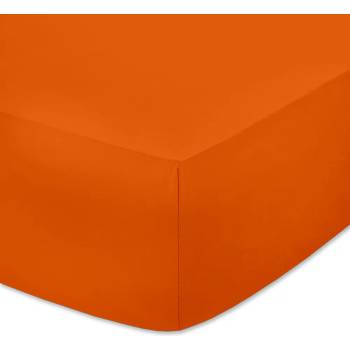 Image 1 of Оранжев чаршаф с ластик - качествено трико
