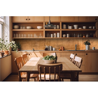 DIMEX ART Фототапет за кухня - бронзова текстура 420 x 60 см