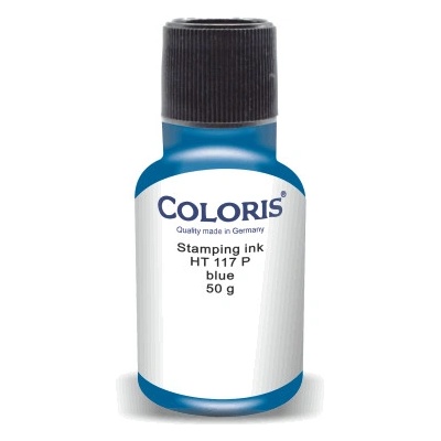 Coloris Razítková barva HT 117 P modrá 50 ml