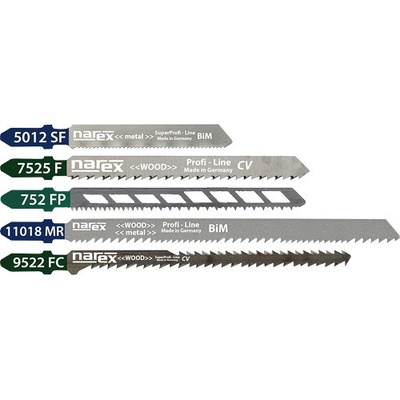 NAREX 65404426 SET SBN 5 - Súprava pílových plátkov, 5 ks