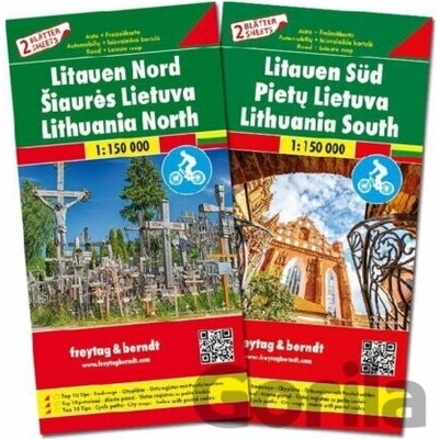 Litva SET sever+juh 1:150 000 - freytag&berndt