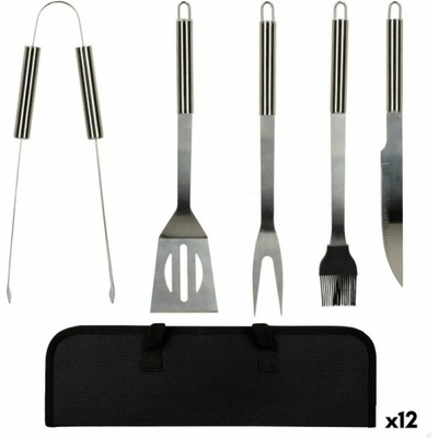 Aktive Прибори за Барбекю Aktive Силикон Неръждаема стомана 12 броя 7, 5 x 35 x 1, 9 cm (5 Части) (4899888615934)