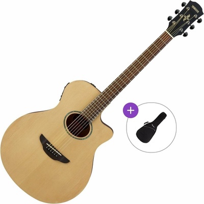 Yamaha APX 600M Basic SET Natural Satin Електро-акустична китара Джъмбо