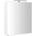 SAPHO Riwa - Огледален шкаф с LED осветление, 60x70x17 см, 1 врата, панти отдясно, лъскаво бяло RIW060-0030 (RIW060-0030)