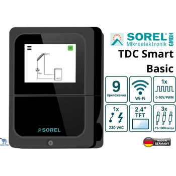 Sorel mikroelektronik Sorel TDC Smart Basic Соларно управление за 9 приложения (S11005)