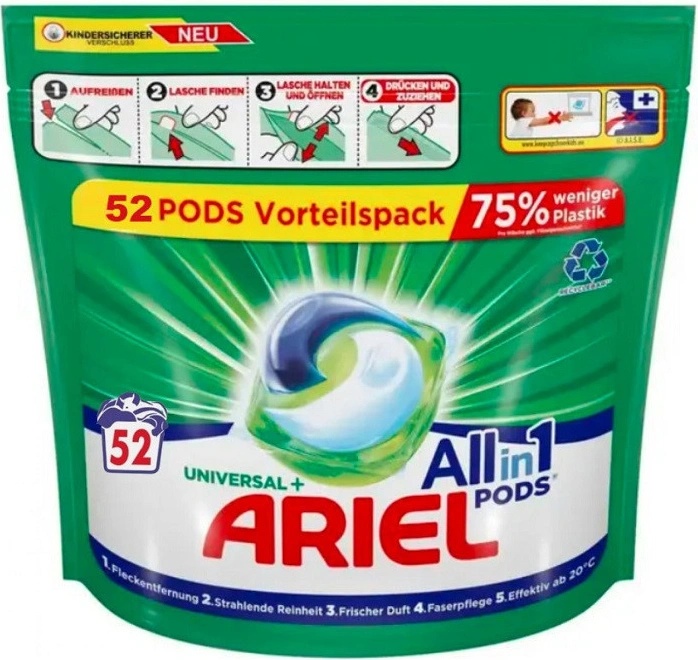 Ariel Universal+ kapsule 52 PD