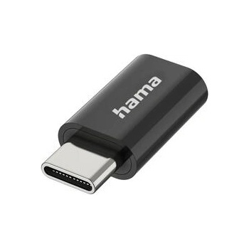 Hama Адаптер, Micro-USB - USB-C, USB 2.0, OTG, 480 Mbit/s (HAMA-300095)
