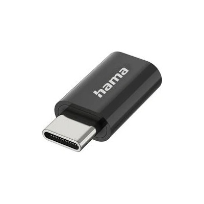 Hama Адаптер, Micro-USB - USB-C, USB 2.0, OTG, 480 Mbit/s (HAMA-300095)