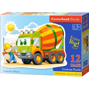 Castorland Пъзел Castorland от 12 XXL части - Бетонобъркачка (B-120086) - ozone