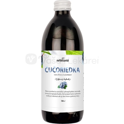 Nefdesanté Čučoriedka šťava 500 ml