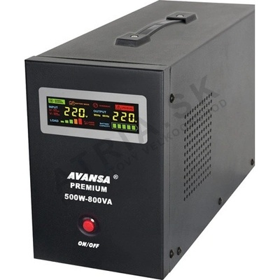AVANSA UPS 500W 12V Záložný zdroj pre obehové čerpadlá