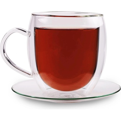 Feelino Чаша, Двойна стена, Висококачествено боросиликатно стъкло, 400 мл, Уникални (20201400M) (20201400M)