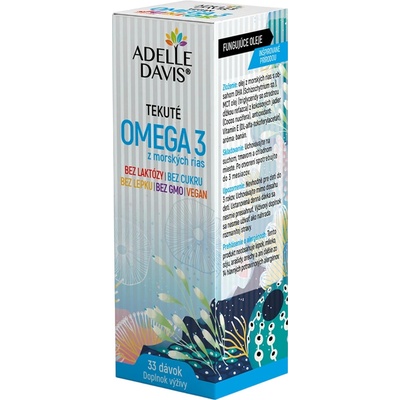 Adelle Davis Omega 3 z mořských řas 50 ml