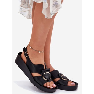 Step in style Дамски сандали на платформа и ток модел 215033 Step in style