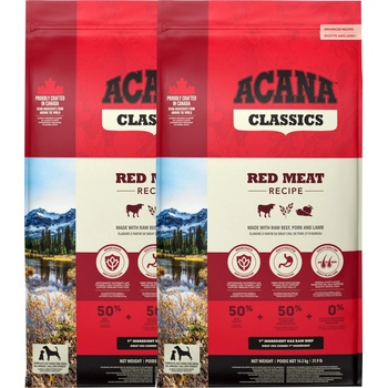 Acana Classics Red 2 x 17 kg