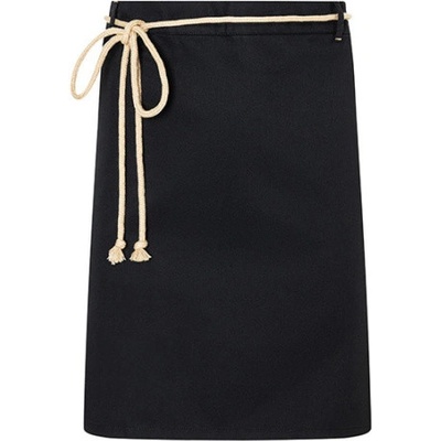Karlowsky Pasová gastro zástěra KY057 Black 90x55cm