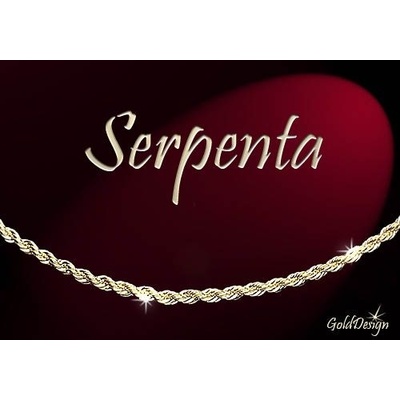 Gold Design Serpenta řetízek zlacený (GD170)