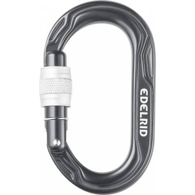 Edelrid Винтов карабинер Edelrid Kiwi Screw Screwgate carabiner - Anthracite - размер One Size (322-0215-0111)