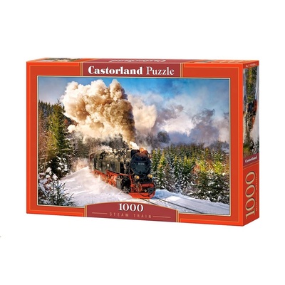 Castorland Steam train 1000 pcs Пъзел 1000 броя Превозни средства (C-103409-2)