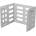 Lanberg Аксесоар Lanberg Folding Bracket, wall-mount 19" 8U 497x400/240, Grey (FB01-5408-10S)