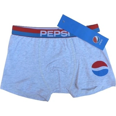 Chlapecké boxerky Pepsi světle šedý melír