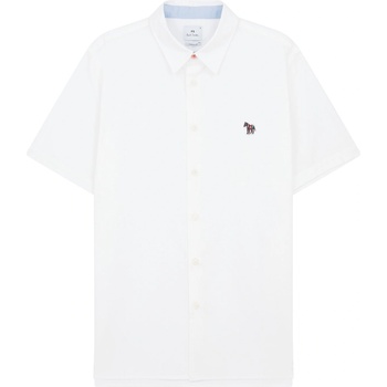 PS Paul Smith Риза PS Paul Smith Men's Short-Sleeve Plain Shirt - White 01