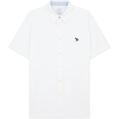 PS Paul Smith Риза PS Paul Smith Men's Short-Sleeve Plain Shirt - White 01