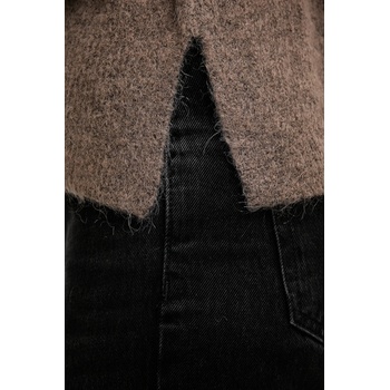 MOS MOSH Пуловер с вълна Mos Mosh THORA в кафяво 173070 (173070)