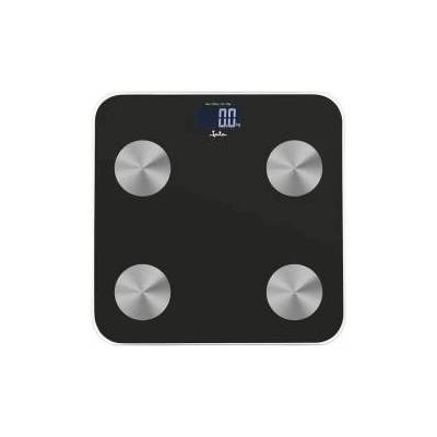 Jata Електронен кантар за баня JATA HBAS1155 Черен Cтъкло калено стъкло 180 kg