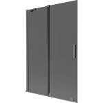 Mexen Velar параван за вана 2-крилен плъзгащ се 120 x 150 см, графит, gun metal - 896-120-000-41-95 (896-120-000-41-95)