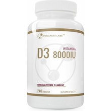 Progress Labs Vitamin D3 8000IU 240 tabliet