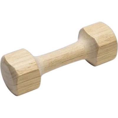 Beeztees dřevěná činka S 15x4,4x4,5 cm 130 g