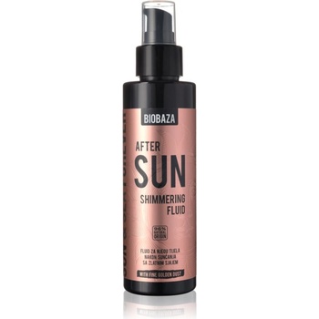 BIOBAZA After Sun флуид след слънчеви бани с блясък 150ml
