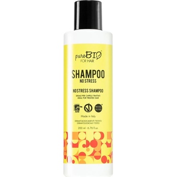 PuroBIO Cosmetics No Stress posilňujúci šampón 200 ml