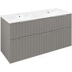 SAPHO Cirasa - Шкаф за мивка Strip 118x64x46 см, 4 чекмеджета, agila CR121-4343S-21 (CR121-4343S-21)